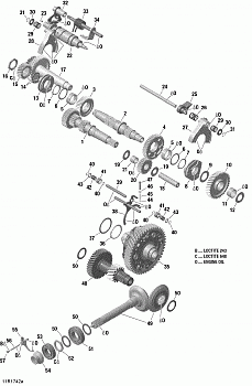 Gear Box Components - With Lockable Rear Differential