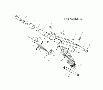 FRONT TORQUE ARM (M-10) - S04ND7DS/DSA (4988658865B14)