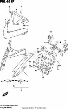 HEADLAMP HOUSING (GSX-S1000YAL9 E33)