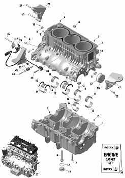 Engine - Crankcase -  1630 SCIC