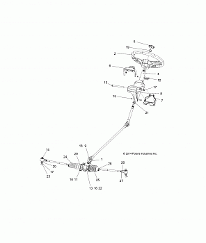 STEERING, STEERING ASM. - R20MAAE4G8/G9 (49RGRSTEERING15EV)