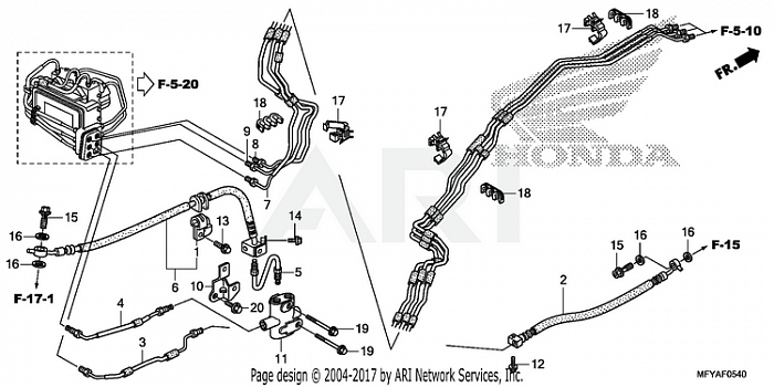 BRAKE LINE (ABS)