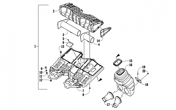 AIR SILENCER ASSEMBLY