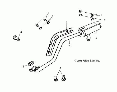 EXHAUST PIPE - A04KA05CA (4999202359920235A09)