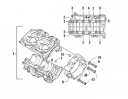 CRANKCASE ASSEMBLY