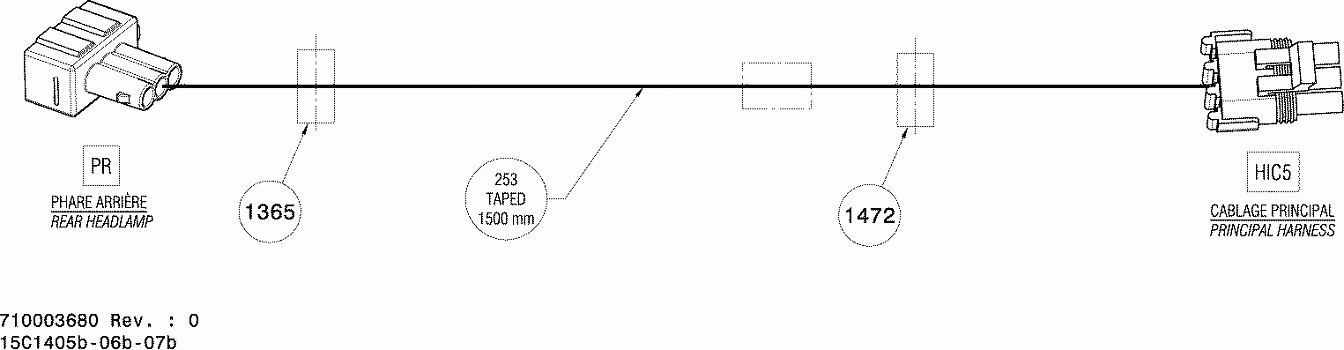 Electrical Harness Rear_15C1406b