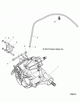 DRIVE TRAIN, MAIN GEARCASE MOUNTING - Z17VBE87N2 (700614)