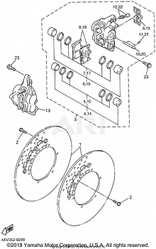 FRONT BRAKE CALIPER