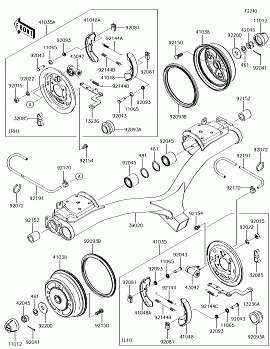 Rear Hubs/Brakes