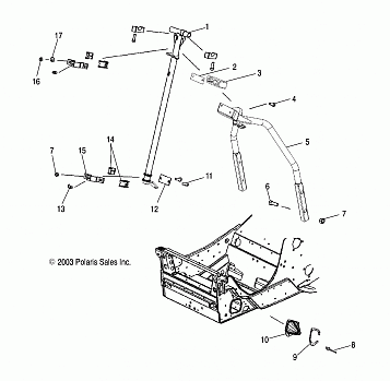 STEERING POST MOUNTING - S04NX4CS/CE (4988778877B04)