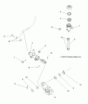BRAKES, BRAKE PEDAL and MASTER CYLINDER - A19SWS57P1/P2
