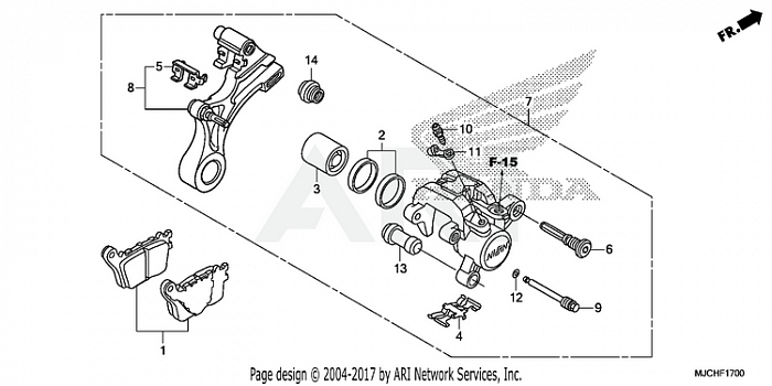 REAR BRAKE CALIPER (1)