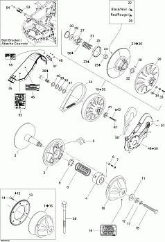 Pulley System GSX 550F