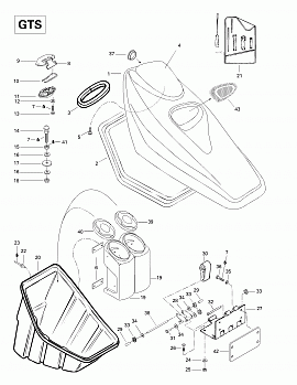 Front Storage Compartment (GTS)