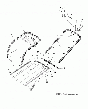 BODY, BUMPER, REAR, SNOWFLAP and TAILLIGHT COVER - S15CU5BSL/BEL (49SNOWBUMPERRR15550VOY)