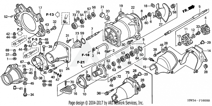 IMPELLER + DRIVESHAFT