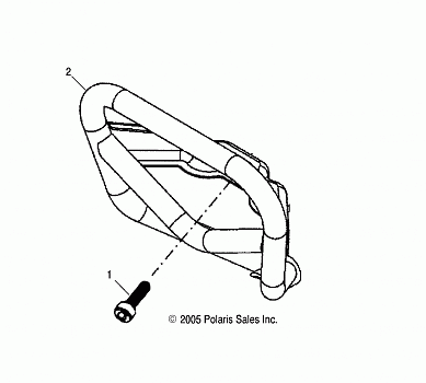 CHASSIS, BUMPER - A13PB20AF (49ATVBUMPER07PHX)