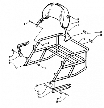 RACK AND BACKREST ASSEMBLY