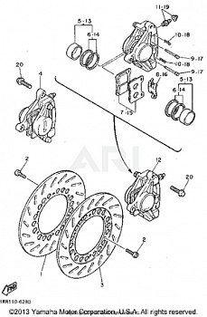 FRONT BRAKE CALIPER