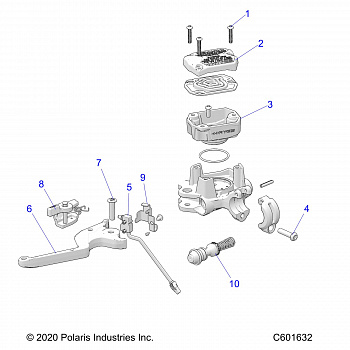BRAKES, MASTER CYLINDER ASM. - S21TLC6RS/6RE ALL OPTIONS (C601632)