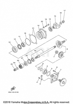 MIDDLE DRIVE GEAR