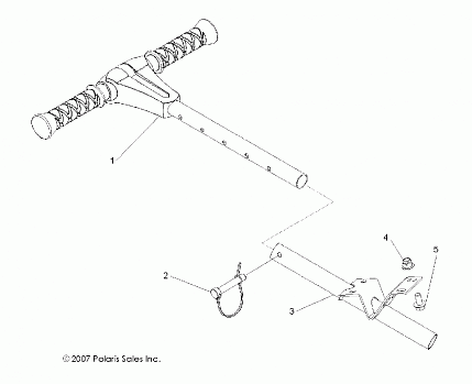 GRAB BAR, PASSENGER - R08VH76AD/AG (49RGRGRABBAR08VISTA)