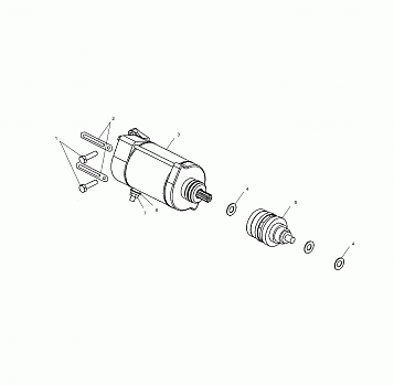 STARTING MOTOR - S02NT7DS (4970727072D01)