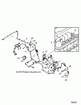 ELECTRICAL, WIRE HARNESS - Z16VDE92NH/NW (700451)