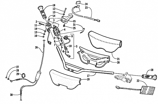 HANDLEBAR AND CONTROLS