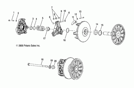 DRIVE CLUTCH - S06PS6FS/FSA (4997459745C04)