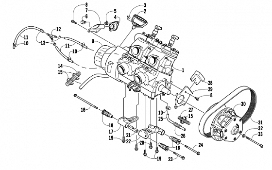 ENGINE AND RELATED PARTS