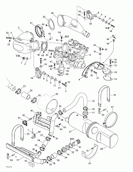 Engine Support And Muffler