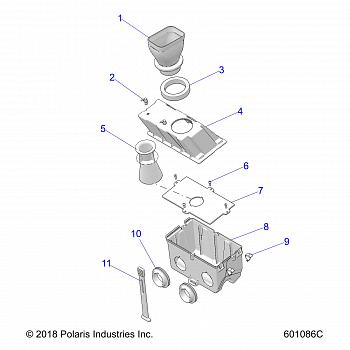 ENGINE, AIR BOX - S20CEA5BSL (601086C)