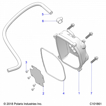 ENGINE, BREATHER - A20HAB15N2 (C101861)