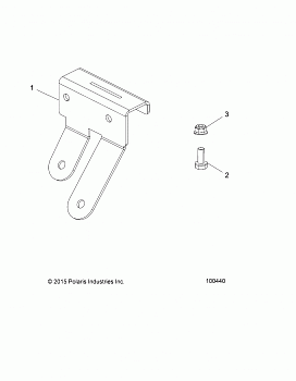 CHASSIS, SEATBELT ANCHORS - A16SUS57C1 (100440)