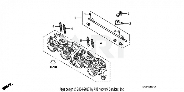 THROTTLE BODY (COMPONENT PARTS)