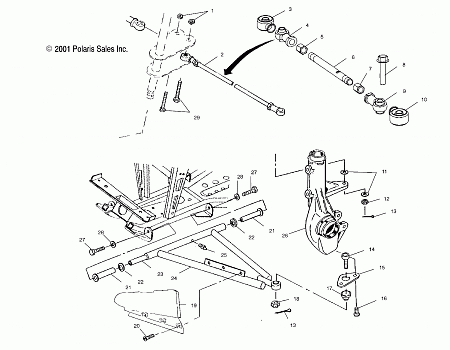 A-ARM/STRUT MOUNTING - A02CH42AA (4968536853B14)