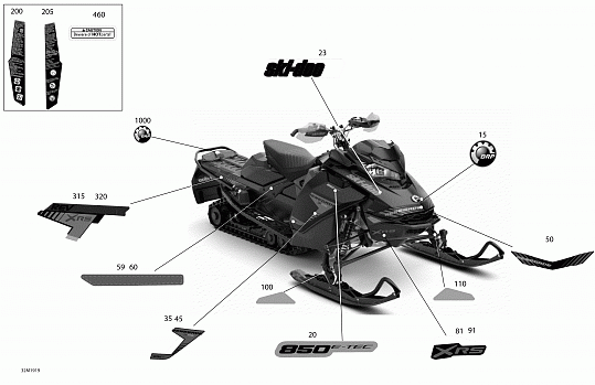 Decals - 900 ACE Turbo - Package XRS