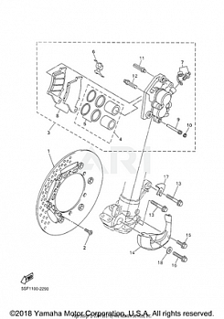 FRONT BRAKE CALIPER