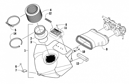 AIR SILENCER ASSEMBLY