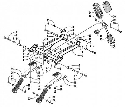 REAR SUSPENSION FRONT ARM ASSEMBLY