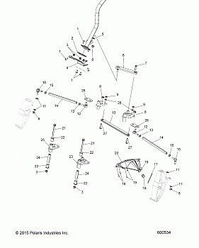 STEERING, LOWER - S18CFF5BSL/BEL (600534)