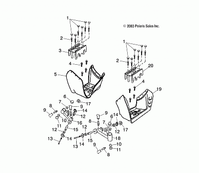 SWING ARM/FOOTREST - A04KA05CA (4987878787B03)