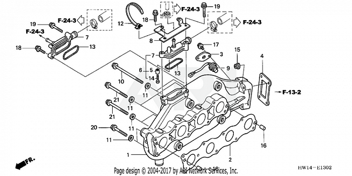 EXHAUST MANIFOLD (TURBO) ('04-'05)