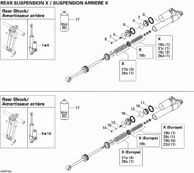 Take Apart Shock, Rear X