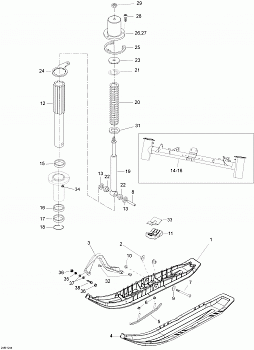 Front Suspension And Ski