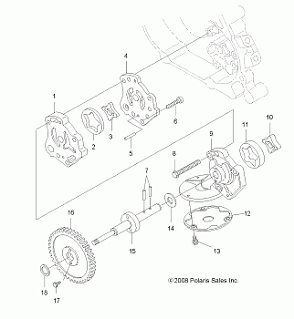 ENGINE, OIL PUMP - A11MB46FZ (49ATVOILPUMP09SP500)