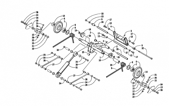 REAR SUSPENSION REAR ARM ASSEMBLY