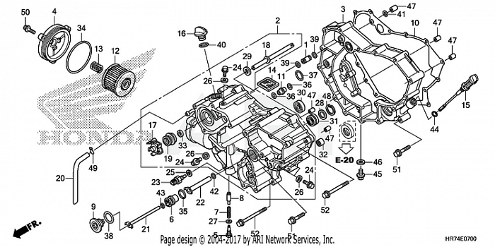 FRONT CRANKCASE COVER