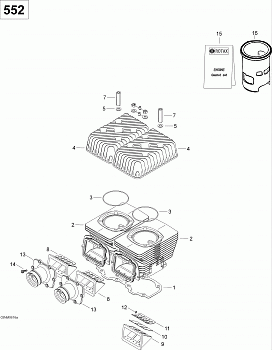 Cylinder and Cylinder Head 552